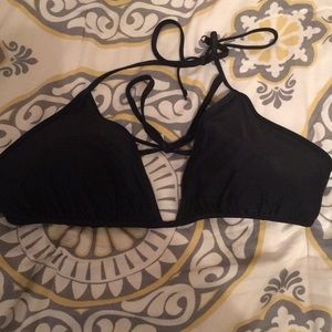 Black aerie bikini top